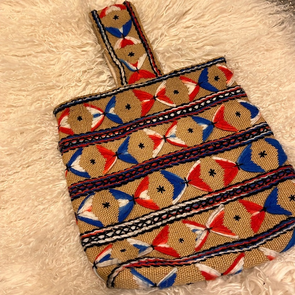 Vintage Handmade Bohemian Tote Bag